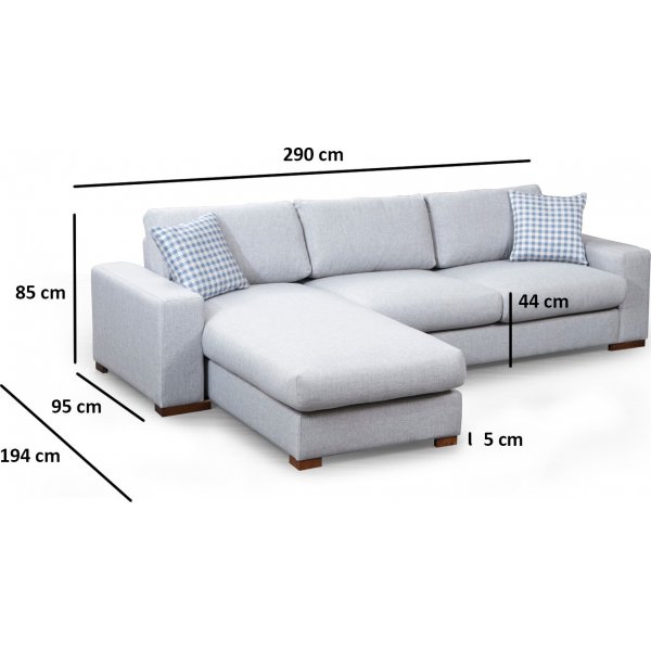 Canapé divan Loom - Gris clair Canapé divan Loom - Gris clair