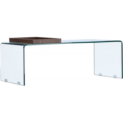 Telemark soffbord 110 x 50 cm - Transparent/Valnt