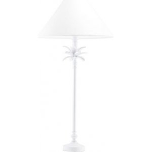 Florida bordslampfot 55 - Vita palmblad