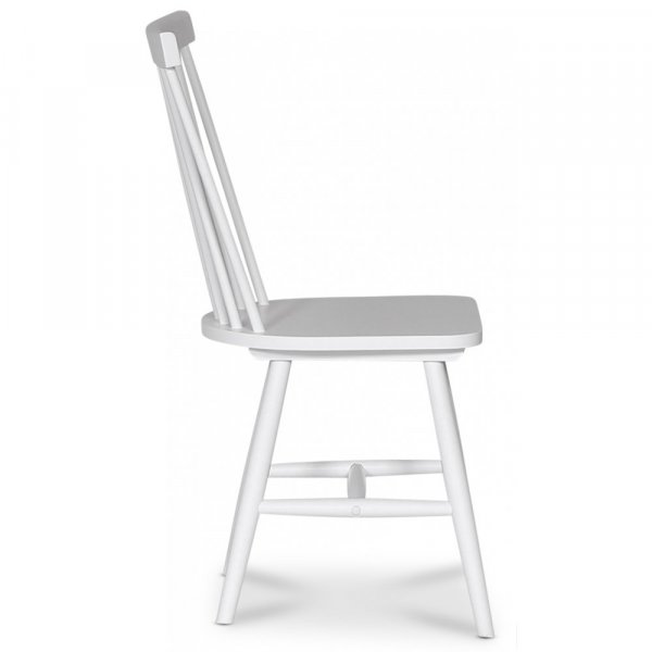 Matgrupp: Dalars runt matbord vit / oljad ek inklusive 4 st Karl pinnstolar + 4.00 x Stolsdyna