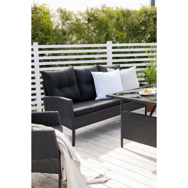 Groupe de canapés Knock - Noir Groupe de canapés Knock - Noir