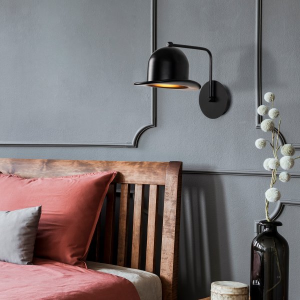 Forte wandlamp MR-324 - Zwart