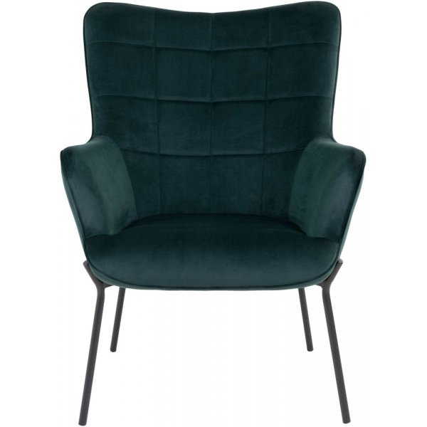 Fauteuil Glasgow - Vert/noir Fauteuil Glasgow - Vert/noir