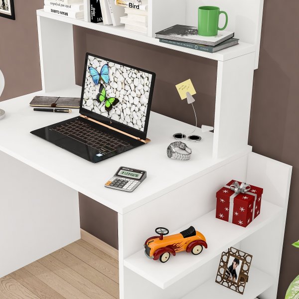 Beth skrivbord 104,5 x 55 cm - Vit Beth skrivbord 104,5 x 55 cm - Vit