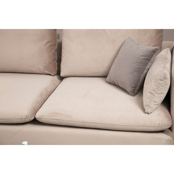 Canapé divan Felix gauche - Beige Canapé divan Felix gauche - Beige