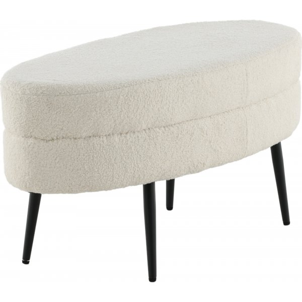 Rino sittpuff - Vit teddy Rino sittpuff - Vit teddy