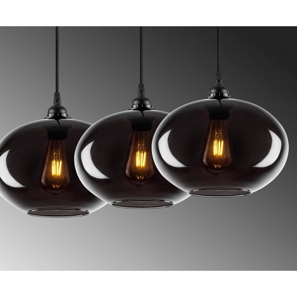 Plafonnier Smoke 52 - Noir