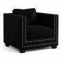 Hamilton fåtölj - Svart sammet Hamilton fåtölj - Svart sammet