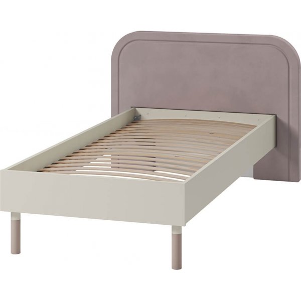 Harmony bedframe 90 x 200 cm - Kasjmier/truffel