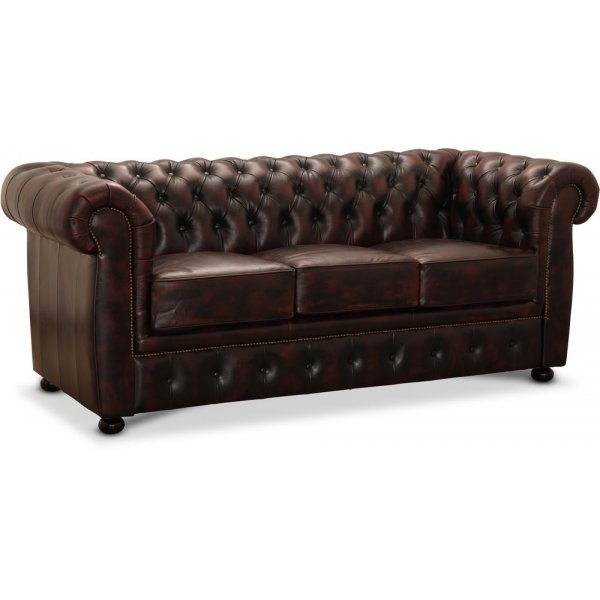 Soffa Dublin Chesterfield - Läder Soffa Dublin Chesterfield - Läder