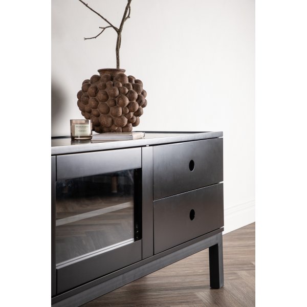 Alcoa TV-bänk 150 cm - Svart Alcoa TV-bänk 150 cm - Svart
