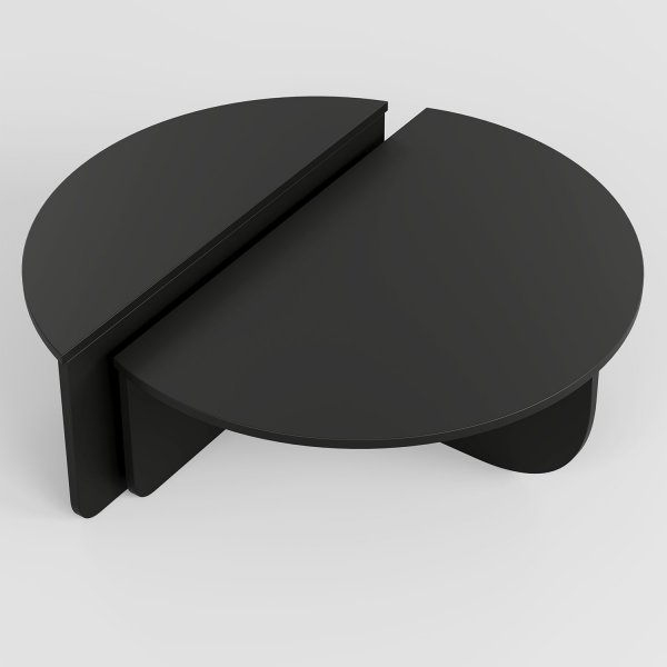 Table basse Podium Ø90 cm - Noir Table basse Podium Ø90 cm - Noir
