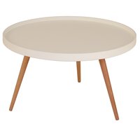 Nordic soffbord Runt 90 cm - Vit Nordic soffbord Runt 90 cm - Vit