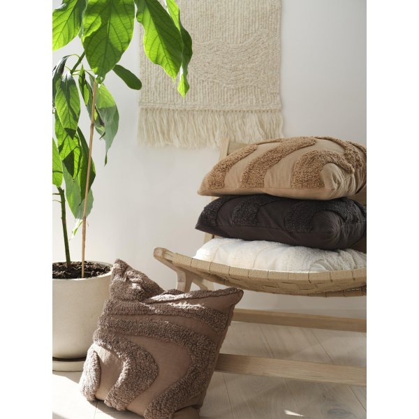 Svea kuddfodral 45 x 45 cm - Asfalt Svea kuddfodral 45 x 45 cm - Asfalt