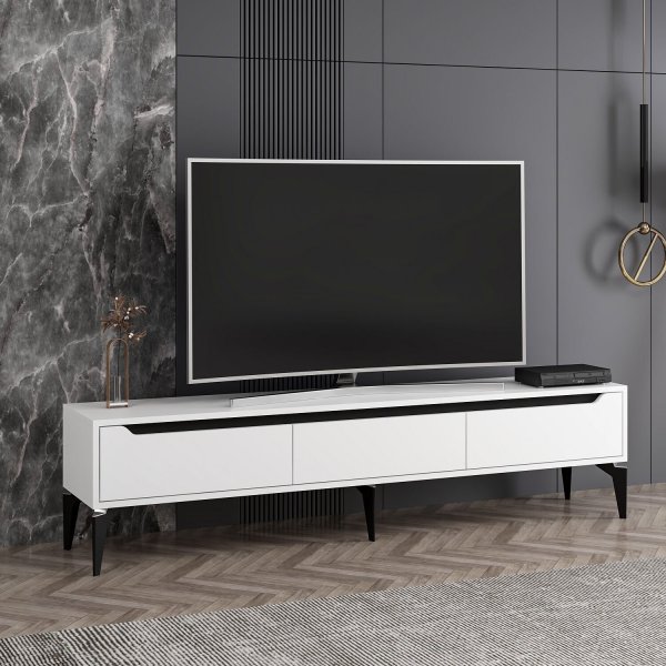 Meuble TV Zoya - Noir Meuble TV Zoya - Noir