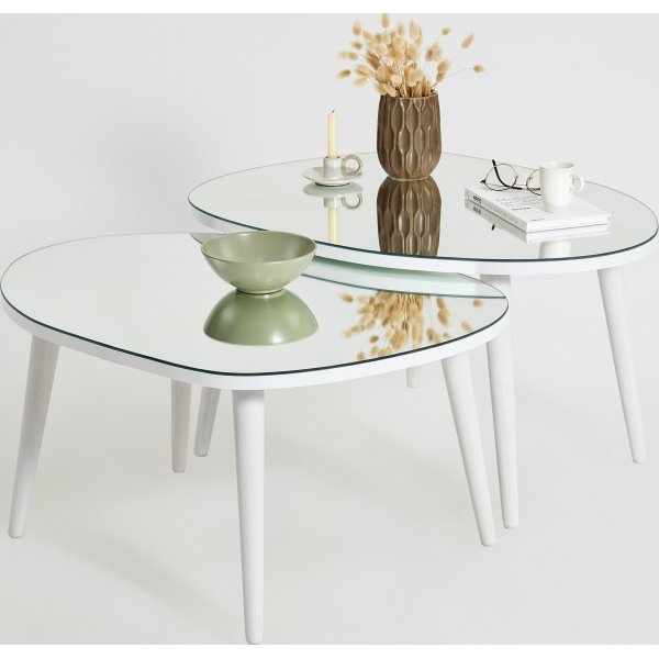 Table Gusto 75 x 55 cm - Blanc Table Gusto 75 x 55 cm - Blanc