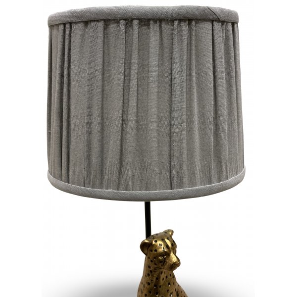Belina lampskrm i grovt linne - Gr