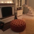 Kundbild Chesterfield Cambridge sittpuff - Orange sammet: Letade länge innan jag hittade...