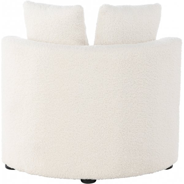 Canapé enfant 2 places Kelso - Teddy blanc Canapé enfant 2 places Kelso - Teddy blanc