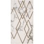Diamond Romb Guld - 200x290 cm
