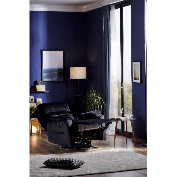 Tron reclinerftlj - Svart