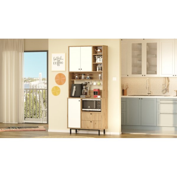 Royce köksskåp 6 - Ek/vit Royce köksskåp 6 - Ek/vit