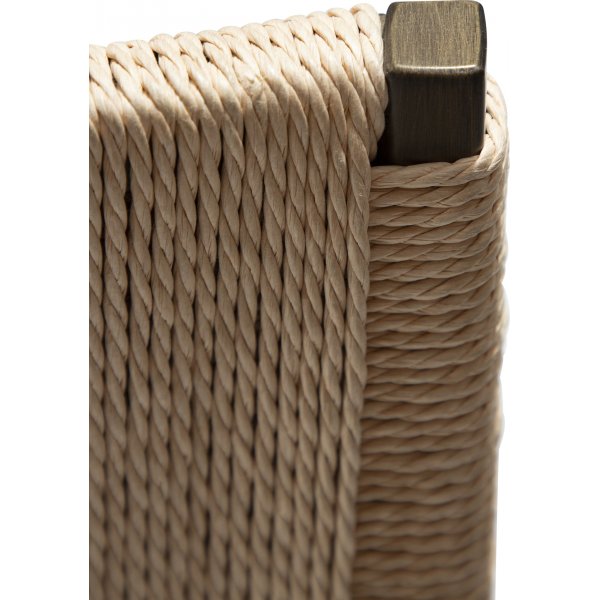 Chaise de salle à manger Loop - Beige/laiton antique Chaise de salle à manger Loop - Beige/laiton antique