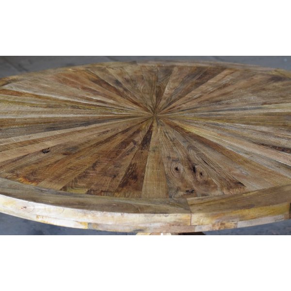 Eettafel 140 cm gerecycled drijfhout