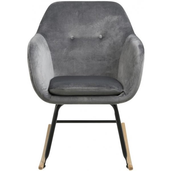 Emilia gungstol - Mrkgr (sammet)