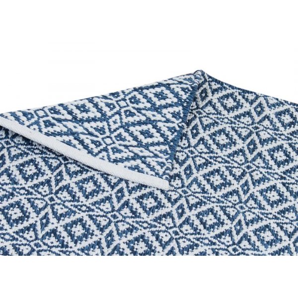 Tapis en coton Davina - Bleu Tapis en coton Davina - Bleu