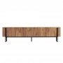 TV-b�nk Nemming 180 cm - Atlantic Pine/Svart