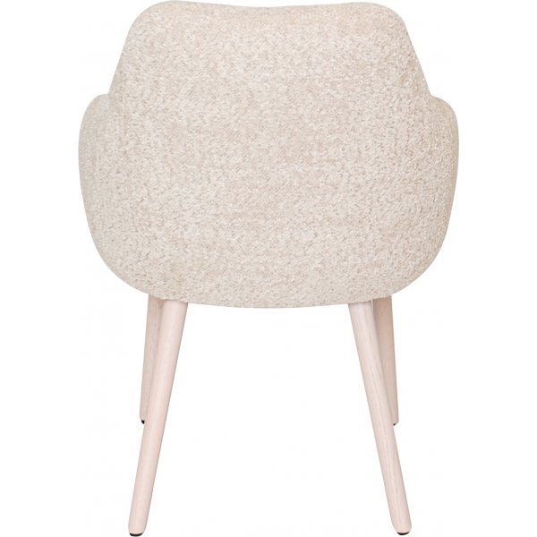 Theo eetkamerstoel - Beige/eiken Theo eetkamerstoel - Beige/eiken