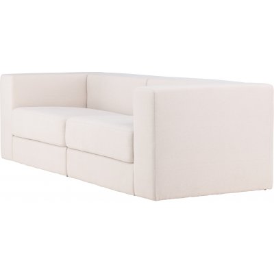 Lumi 3-sits soffa - Vit linne