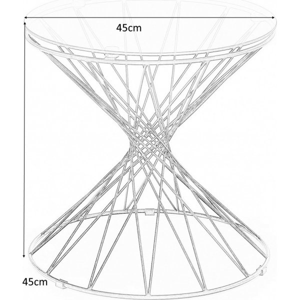 Table basse Lobo Ø50 cm - Noir Table basse Lobo Ø50 cm - Noir