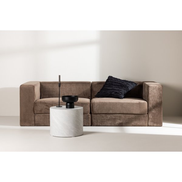 Lumi 3-sits soffa - Brun linne Lumi 3-sits soffa - Brun linne