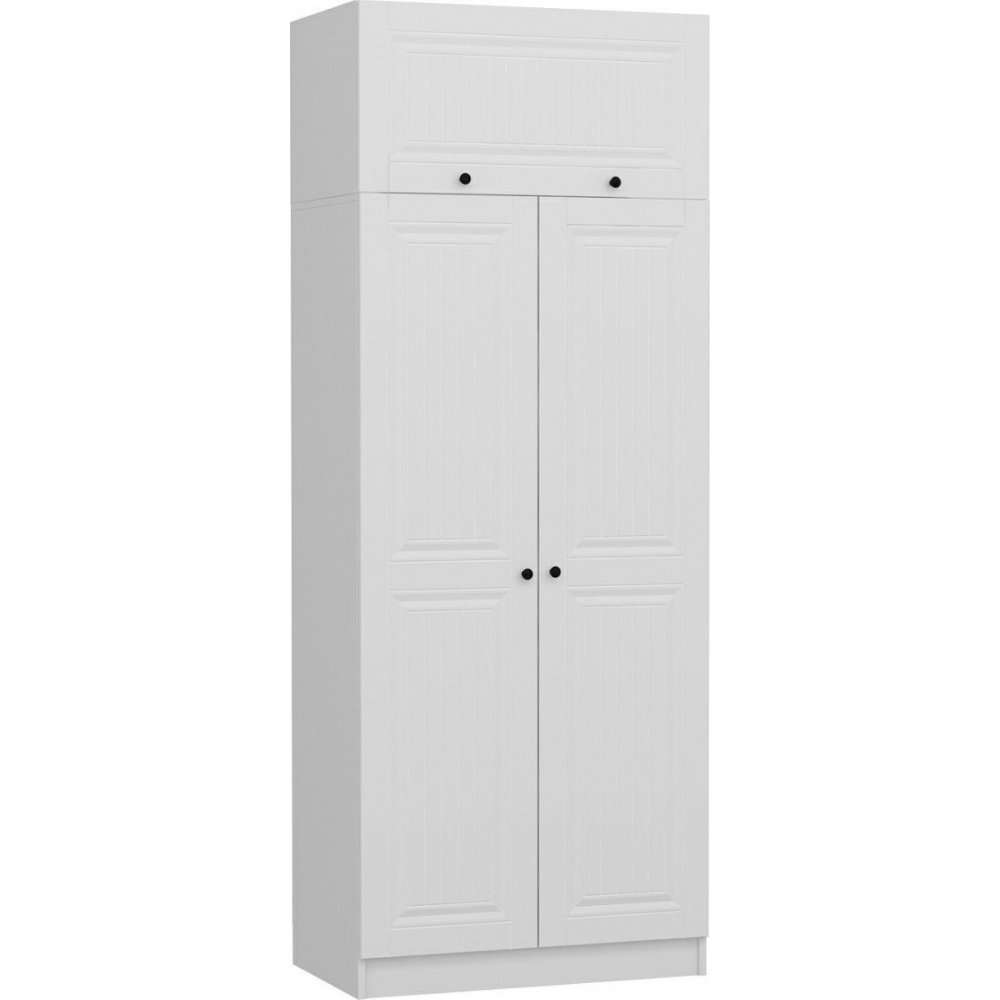Kapeto garderob 90 x 52 x 235 cm - Vit - Garderober
