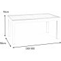Brviken eettafel 160-300 cm - Ambachtelijk eiken