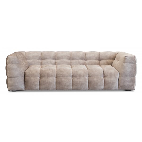 Nova 3-sits soffa - Beige sammet