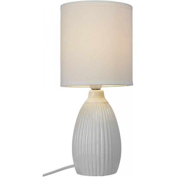 Trivial bordslampa - Vit
