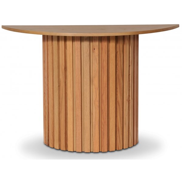 PiPi konsolbord halvmne 110 x 40 cm - Oljad ek