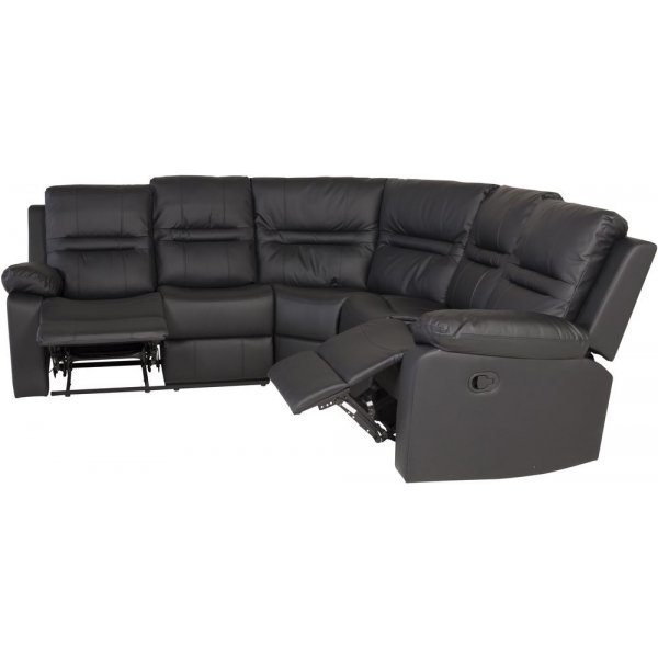 Mozart hrnsoffa (recliner) - Svart PU