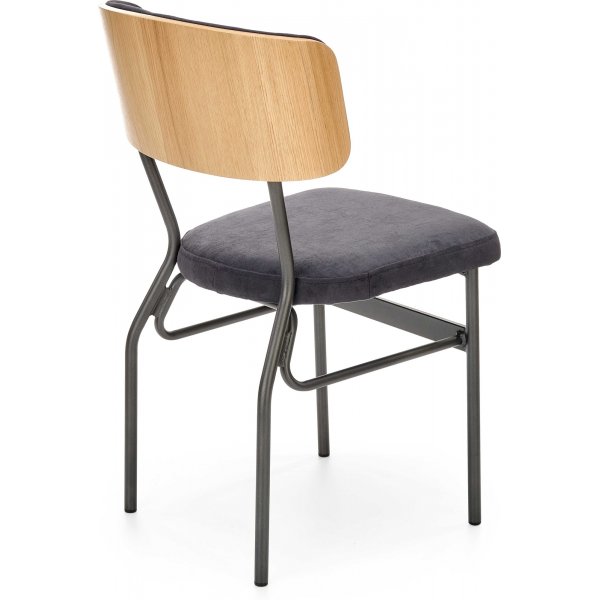 Chaise Giga - Chêne/noir Chaise Giga - Chêne/noir