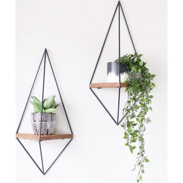 Walter wandplank 39 - Walnoot/zwart Walter wandplank 39 - Walnoot/zwart