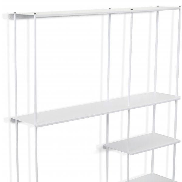 Elliot vit vägghylla i plåt Elliot vit vägghylla i plåt