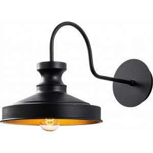 Berkeley wandlamp 182-A - Zwart