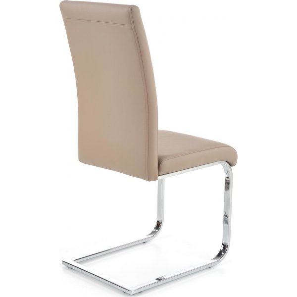 Chaise Encore - Cappuccino/chrome Chaise Encore - Cappuccino/chrome