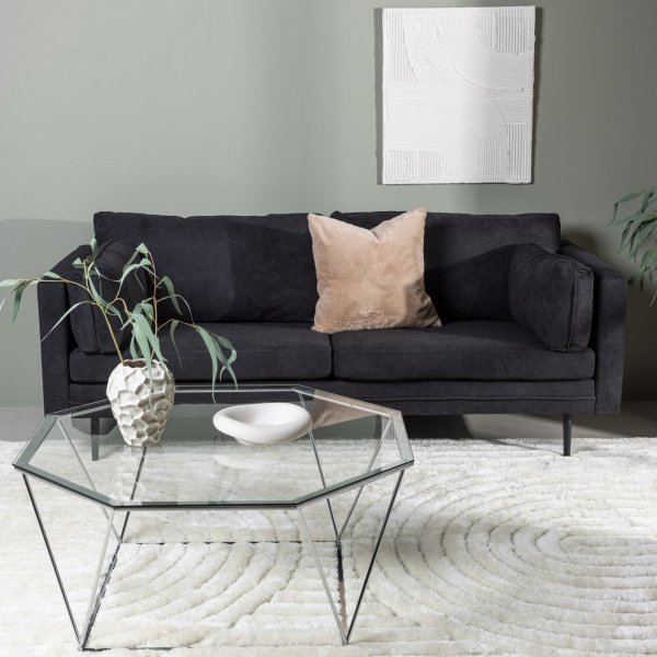 Boom 3-sits soffa - Svart Boom 3-sits soffa - Svart