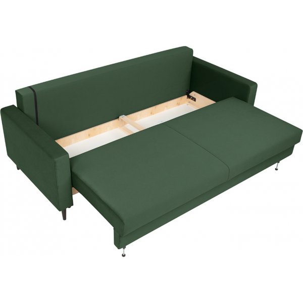 Rimi 3-sits bäddsoffa - Grön Rimi 3-sits bäddsoffa - Grön