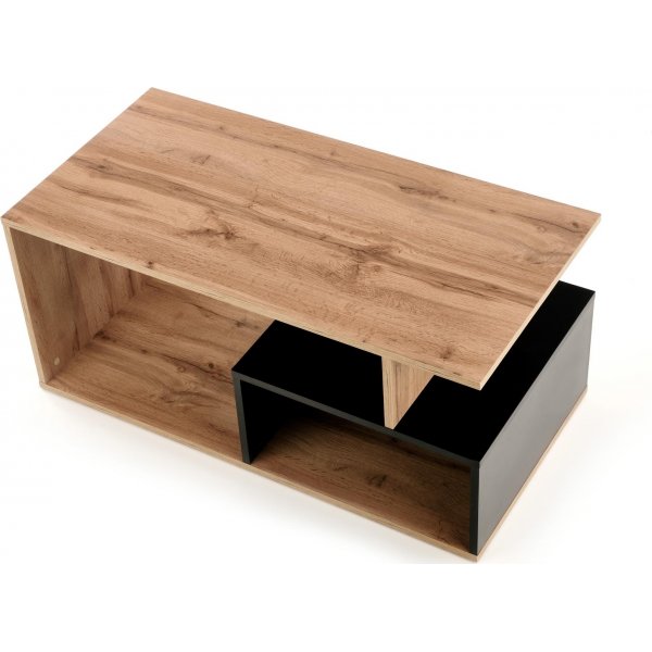 Table basse Arely 110x 55 cm - Chne Wotan/noir