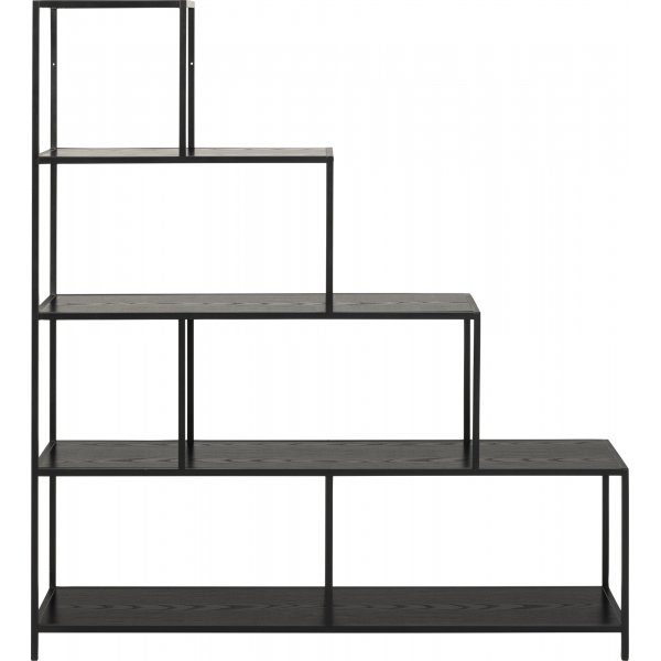 Bibliothque Seaford 135x150 cm - Noir
